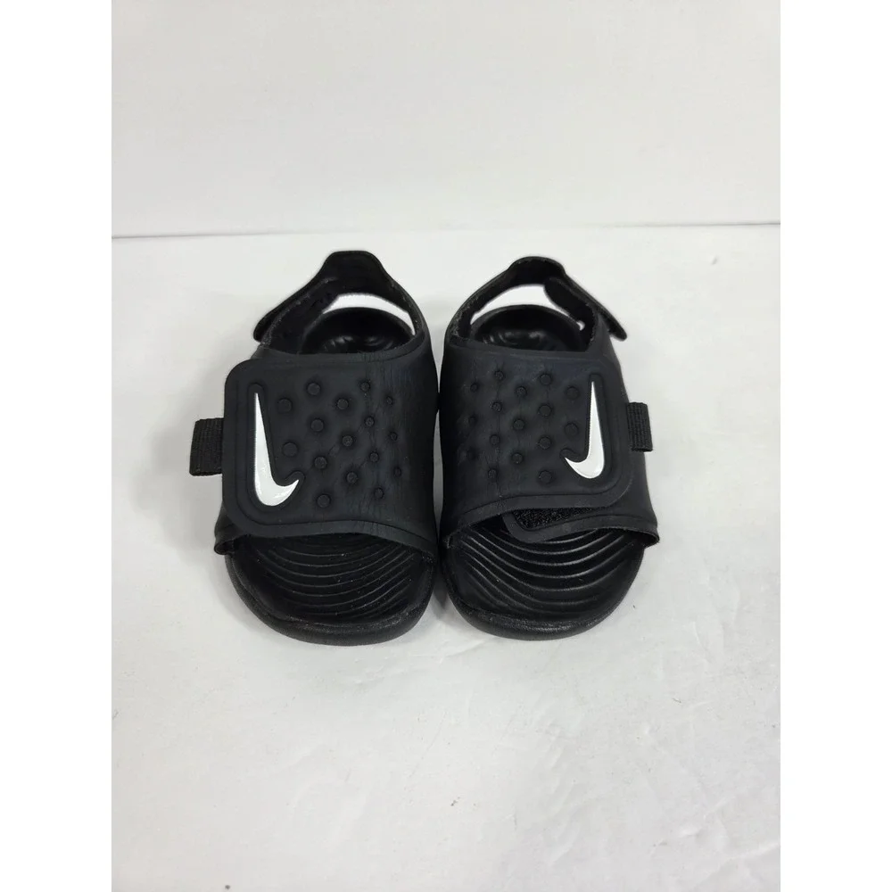 Nike sunray Black Sandals  adjust  baby / toddler Sz 4 C 4C